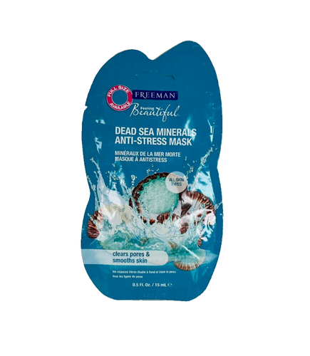 Freeman Anti-Stress Dead Sea Minerals Clay Mask DEAD SEA minerals 15ml LOT OF 3 - Picture 4 of 5