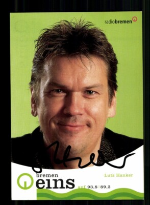 Lutz Hanker Bremen One Autograph Card Original Signed # BC 217991