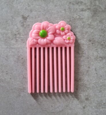 Vintage My Little Pony G1 Kamm Pick für Flutter Morning Glory rosa Blume grün 