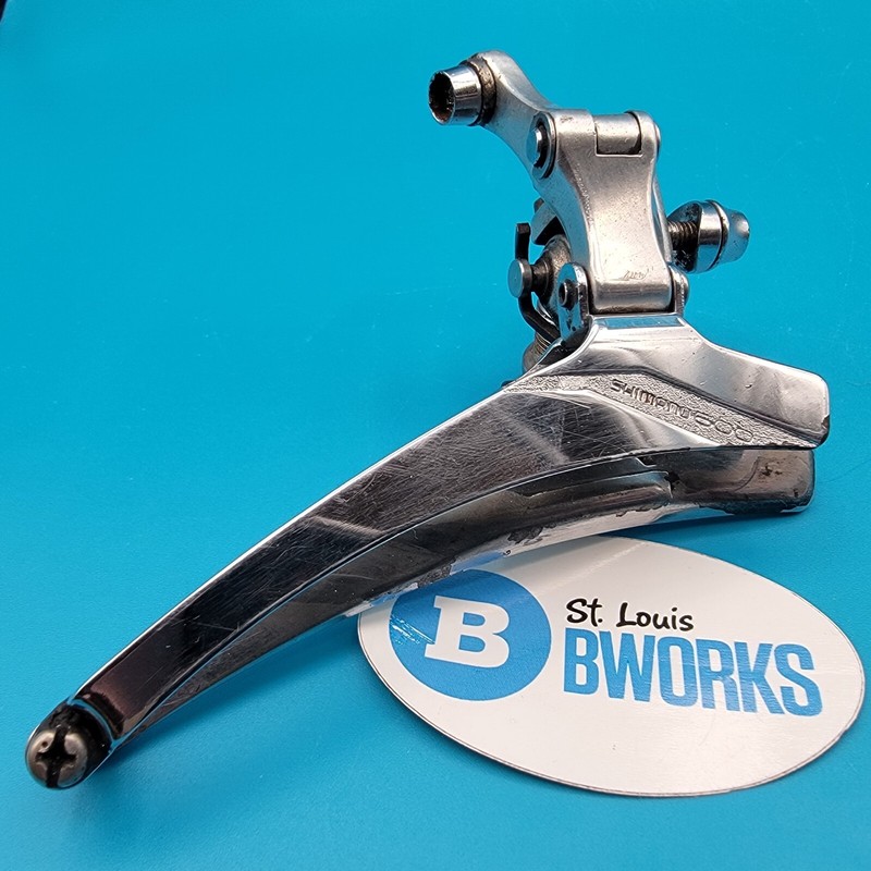 Shimano 600 FD-6207 Road Bike Double Front Derailleur Braze On Bottom Pull  e12