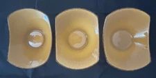 3 Steelite International England Terramesa Mustard Color Scoop / Snack  Bowls