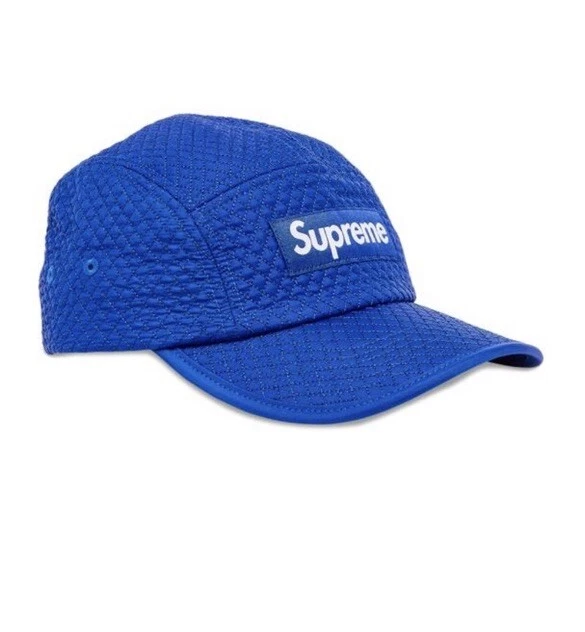 Supreme “Micro Quilted Camp” Cap / Blue (FW23)