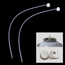 2PCS Fluid Film 360 Degree Nozzle Extension Hose Fit for Aerosol Cans Spray US##