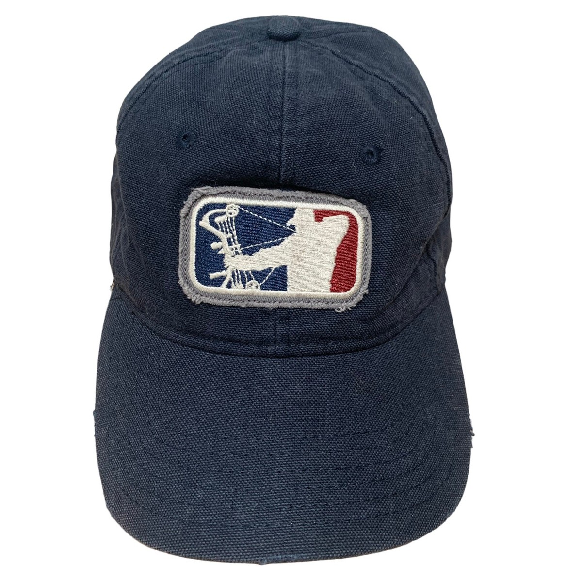 Major League Bowhunters Baseball Hat One Size Navy Blue
