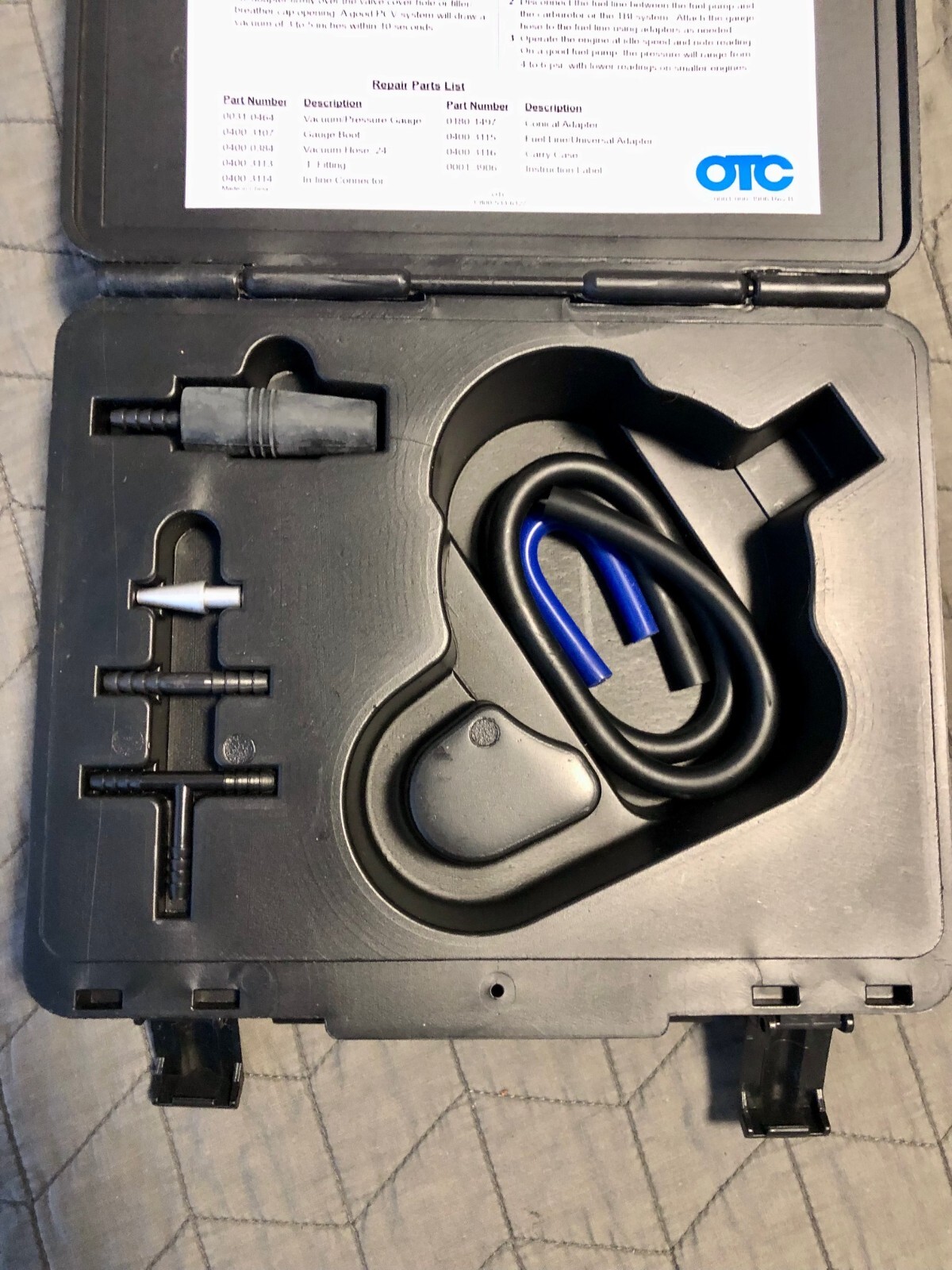 Vacuum/Pressure Gauge Kit w/ Case OTC5613 Brand New! eBay