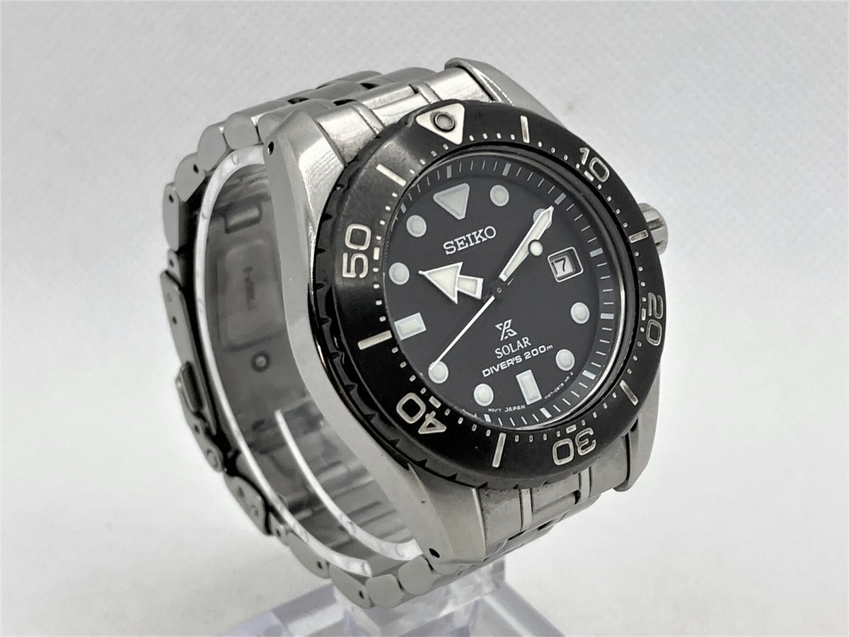 SEIKO Prospex Diver's 200M Solar Boy's Wristwatch Titanium