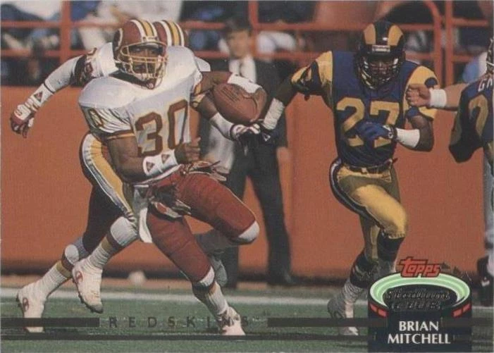 1992 Topps Stadium Club Brian Mitchell #555