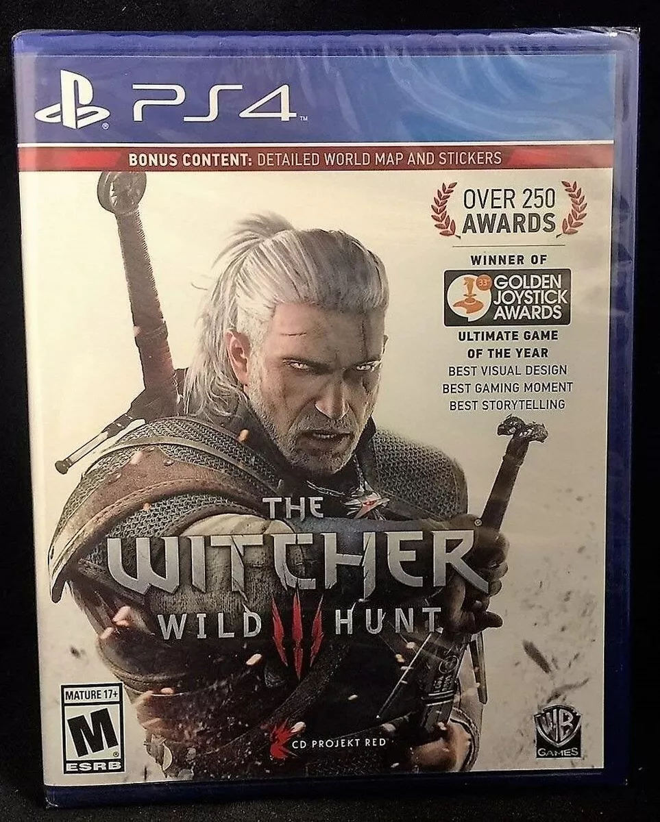 PLAYSTATION 4 - THE WITCHER 3 WILD HUNT BRAND NEW SEALED