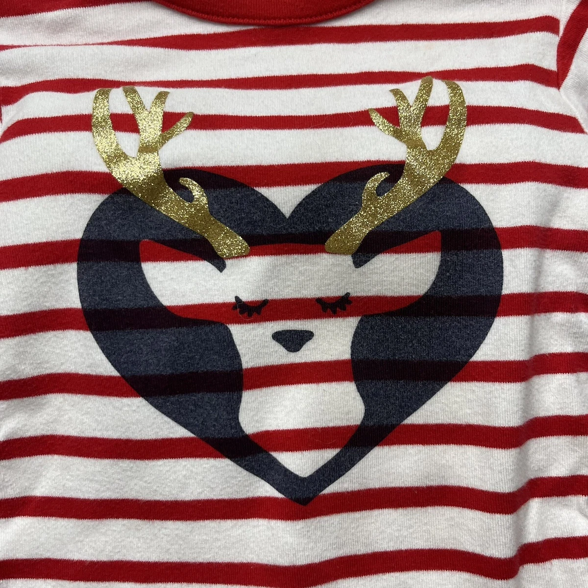 Gap Pendelton Striped Plaid Reindeer Pajamas 3 Years eBay