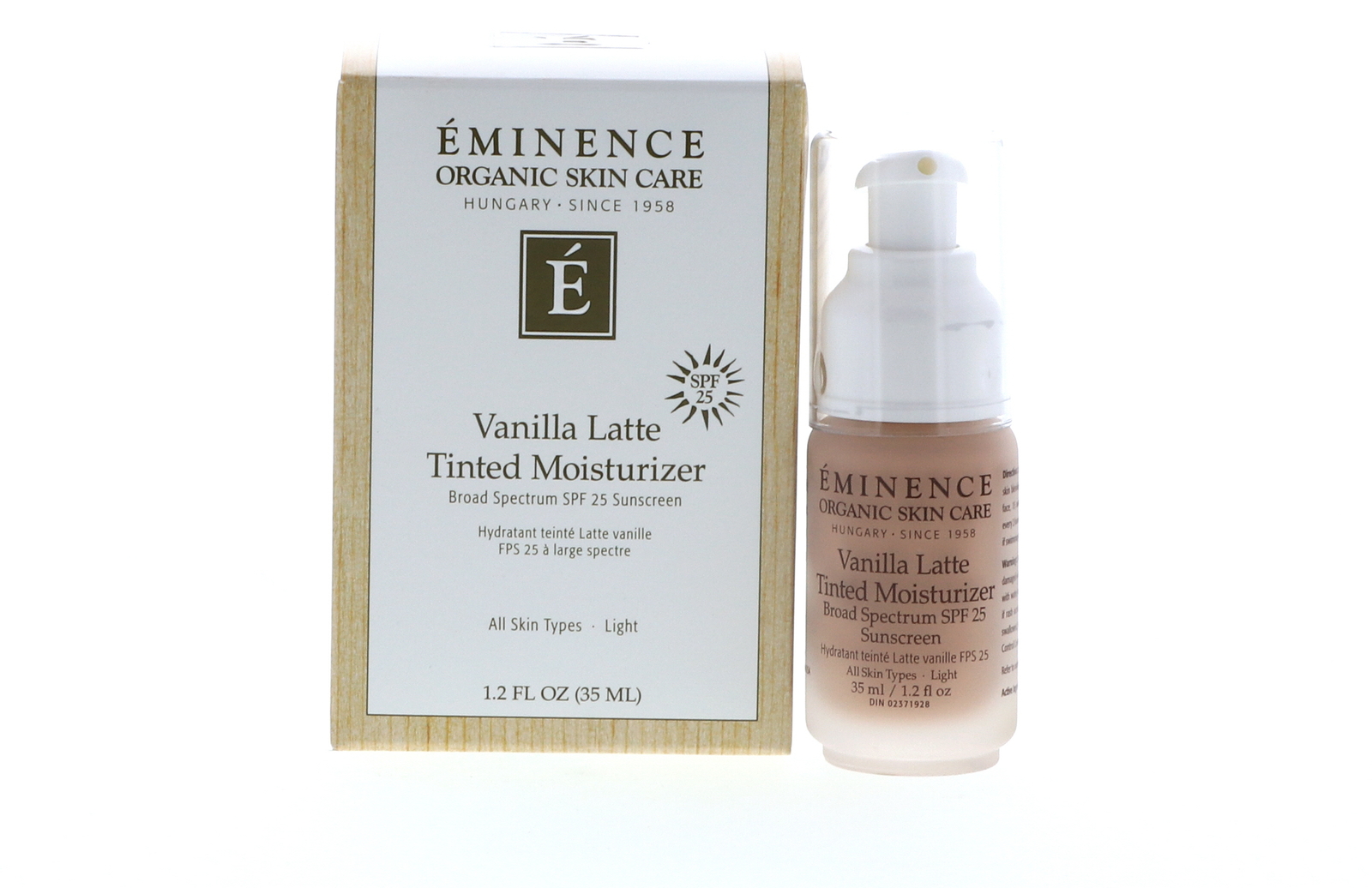 eminence caramel latte tinted moisturizer