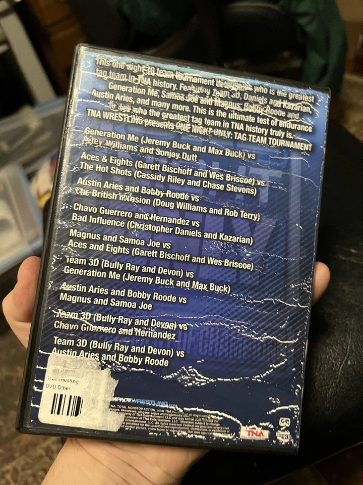 TNA Impact Wrestling One Night Only: Tag Team Tournament (DVD, 2014) Rare - OOP - Image 2 of 4