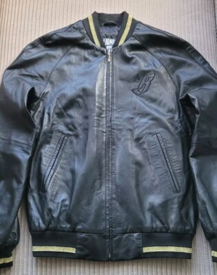 Billionaire Boys Club Flying B Leder Bomber Jacke S College Unisex 100% Original