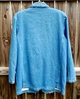 Vintage Regina Porter Denim Blazer Western Style Gromit Denim Trim Size 14 — photo 4