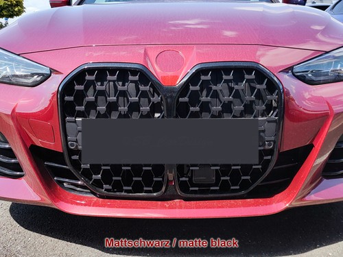 Chrom und Farbige Aufkleber für BMW 4er G26 Grand Coupe Ziergitter Kühlergrill - Bild 12 von 23