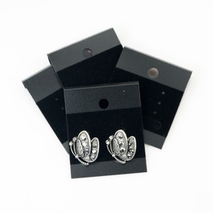 flocked earring