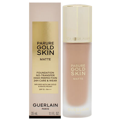 Parure Gold Skin Matte 24H Wear No-Transfer Foundation SPF 15 - 3W Warm - 1.1 oz