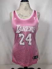 Kobe Bryant #24 Los Angeles Lakers adidas NBA 4Her Pink Jersey Women's LARGE