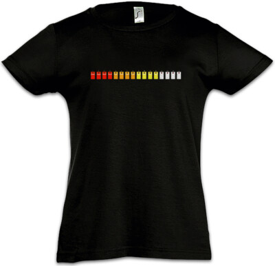 808 Keys Kids Girls T-Shirt ADSR Audio LFO Wave DJ MC Electro Synthesizer Roland