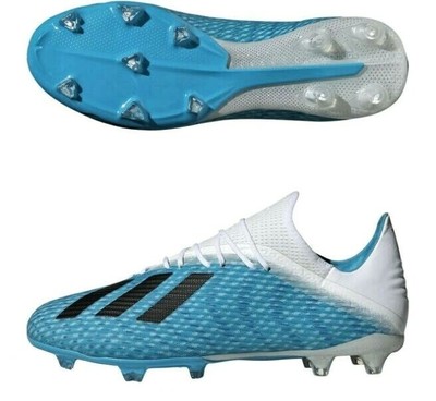 Adidas X 19.2 FG Firm Ground Blue White Soccer Cleats Shoes 8 9 12 Mens F35387 | eBay