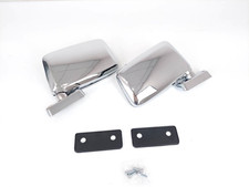 Lr Chrome Side Door Mirror For Datsun 73-83 B310 Nisssan 80-89 720 Pickup D21