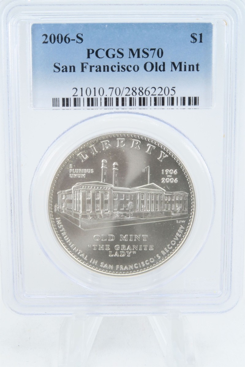 2006-S PCGS MS70 San Francisco Old Mint Silver Modern