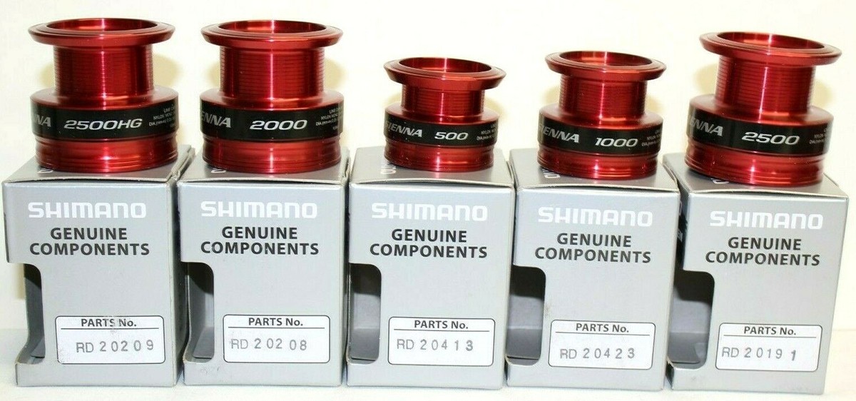 SHIMANO SPARE SPOOLS TO FIT SIENNA FG FISHING REEL RANGE **ALL