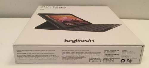 Logitech Slim Folio Keyboard Case with integrated Bluetooth keyboard - unused! - Picture 9 of 10