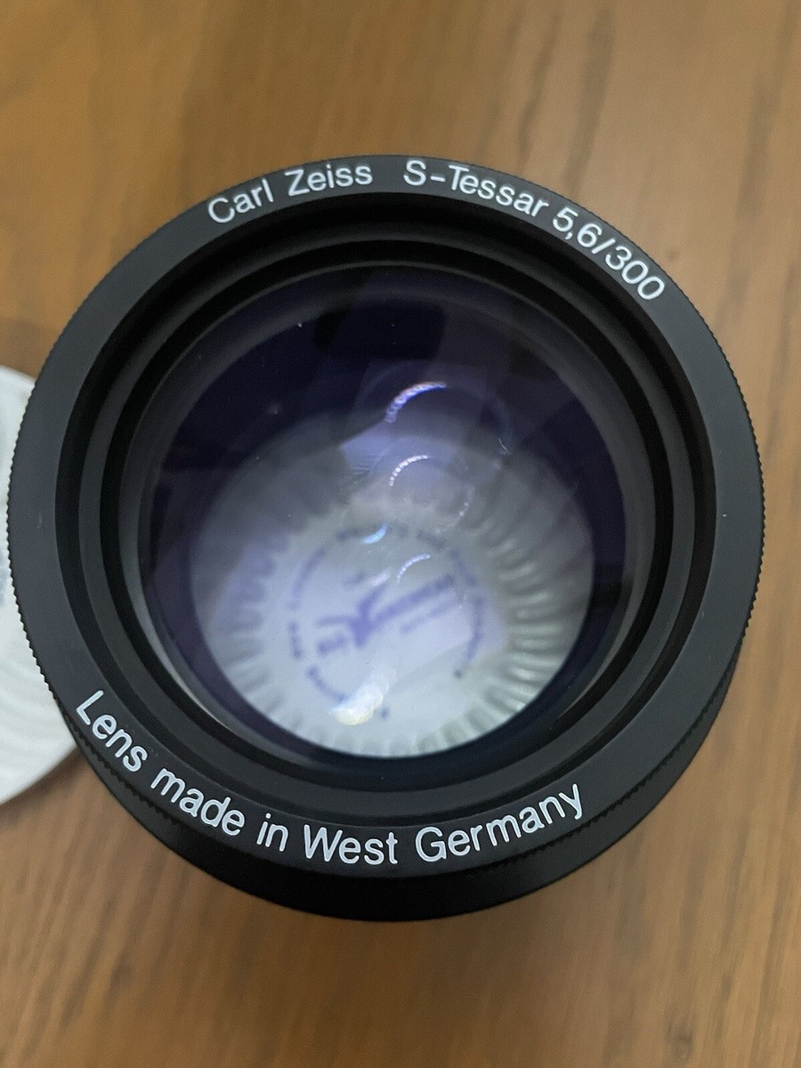 Vintage Carl Zeiss S-Tessar f: 5, 6/300mm Barrel Lens Made Vintage Carl Zeiss S-Tessar f: 5, 6/300mm Barrel Lens Made