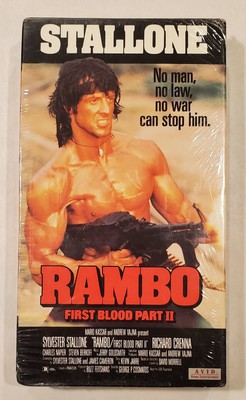 1988 Rambo First Blood Part II VHS  Sylvester Stallone 1995 New Factory Sealed 