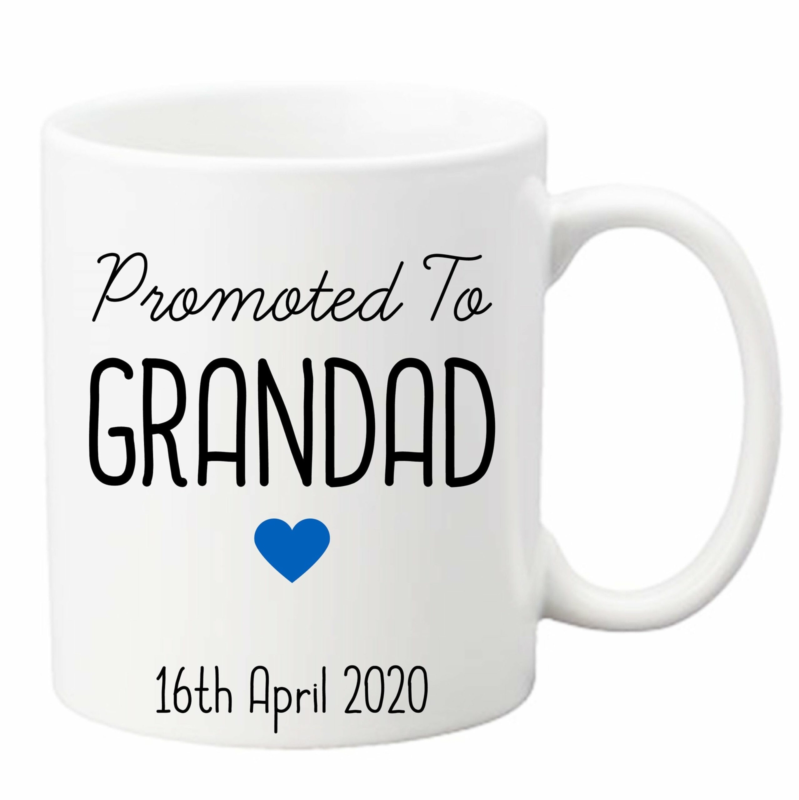 Personalised Promoted To Grandad Ceramic Mug Cup Grandad Gift New Grandad Gift