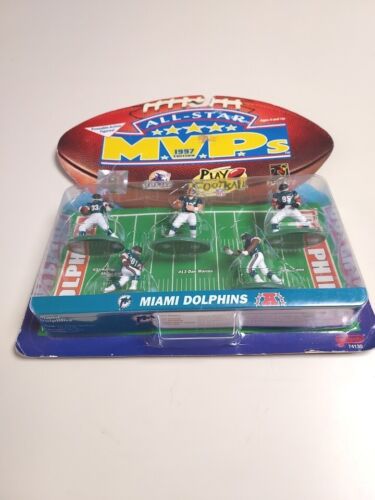  Miami Dolphins 1997 Galoob Poseable Figures Set   All-Star MVPs - Foto 1 di 13