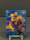 Jalen Brunson Blue Refractor /150 2025-26 Topps Finest #140 New York Knicks