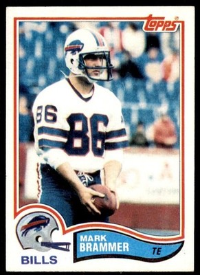 1982 Topps~ Mark Brammer Buffalo Bills #22.