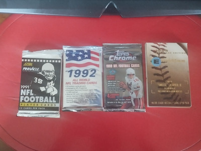     Sealed NFL & Baseball Booster Set (1991 1999) - Original Vintage