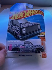 Hot Wheels '83 Chevy Silverado Diecast 1:64 Scale Black Widow Truckin' Along NIB