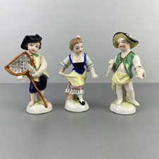 Kleine Sammlung Porzellan-Figuren v. Porzellanmanufaktur Scheibe-Alsbach