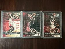 1999-00 Upper Deck Michael Jordan Air greatness LOT of 3