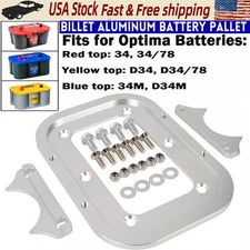 Battery Pallet For Optima Battery Tray Red Yellow Blue Top 34 3478 D34 D3478