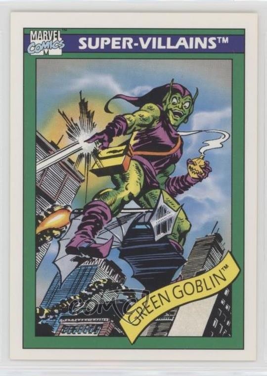 1990 Impel Marvel Universe Super-Villains Green Goblin #74 un2