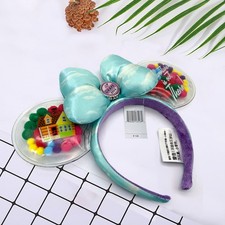 Disney Parks UP Grape Soda Cap Balloons Headband Minnie Mouse Ears