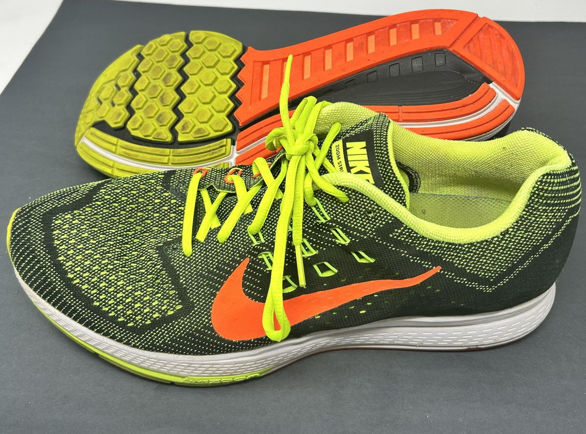 Nike Air Zoom Structure 18 Green Orange 2014 Size 14 683731-700