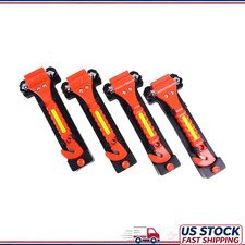 4pcs Emergency Window Breaker Seat Belt Cutter Hammer Reflective Tape And Protec 4pcs Emergency Window Breaker Seat Belt Cutter Hammer Reflective Tape And Protec