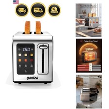 Smart Toaster 2 Slice with Touchscreen, Digital Countdown Timer, Touch Screen...
