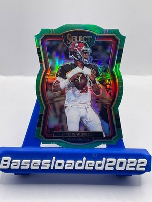2017 Panini Select Jameis Winston Green Prizm Die Cut Premier Level #/5 Bucs