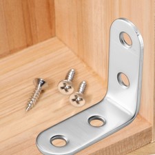  Corner Brackets and Screws Angle for Wood Shelf Raised Garden Bed