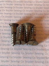 Genuine Singer Sewing Machine Treadle Cabinet Table/Base Set 4 Mounting Screws