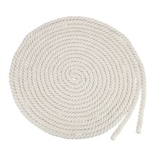 12mm x 32.8 Feet White Cotton Rope 13 Strand for DIY Wall Hanging Knotting