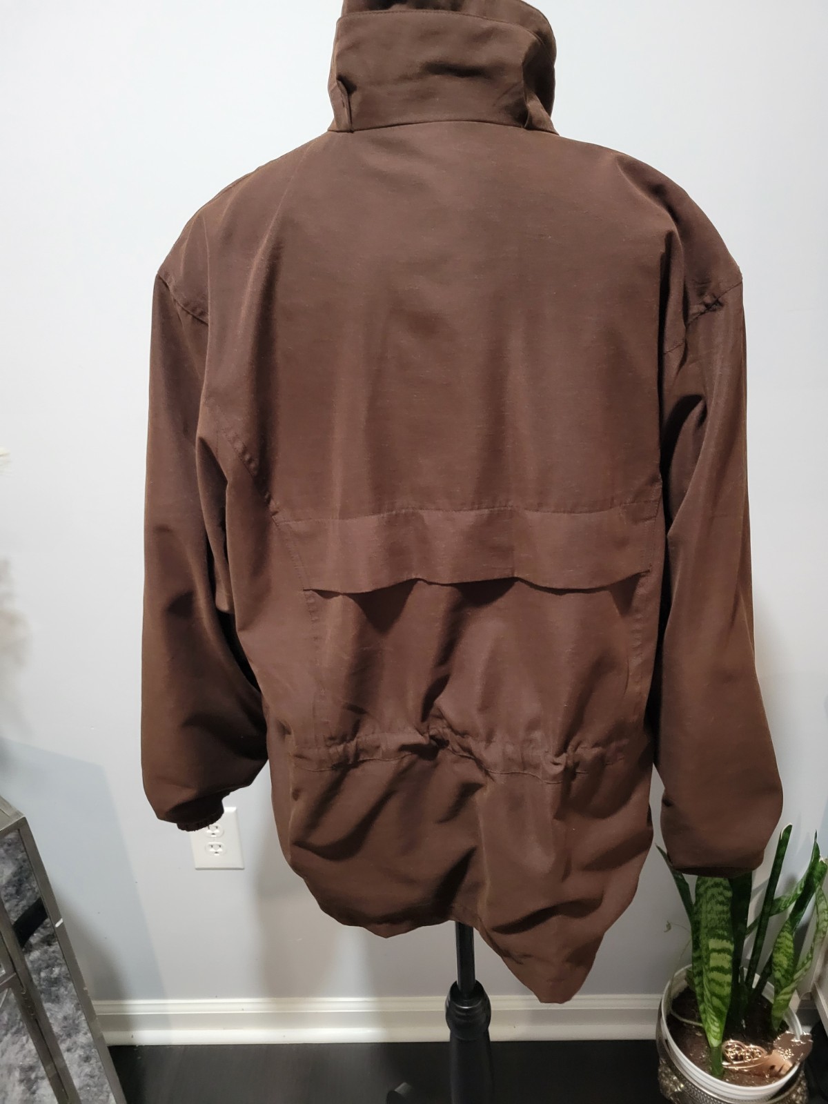 Gallery women's brown jacket zip toggle closure, … - image 4