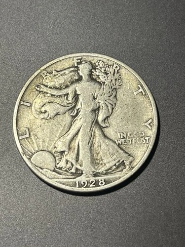 1928-s Liberty Walking Half Dollar.  VF.