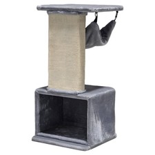 Nobby Katzen Kratzbaum Idis grau, 84cm, Sisal, Rückzugsort, Spielmöglichkeiten